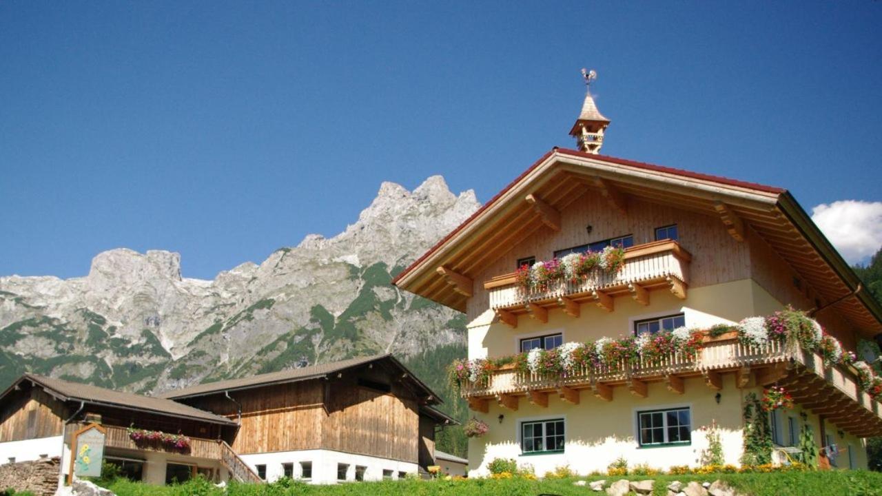 Hotel Bio Bauernhof Vorderoberlehen Werfenweng Exterior foto